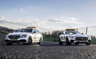 مرسدس SLS و AMG GT خودروهایی ایمنی مسابقات فرمول یک
